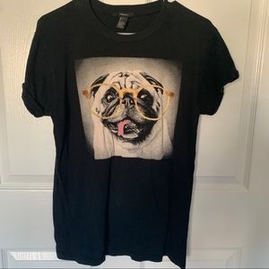 Forever 21 Pug Graphic Tee